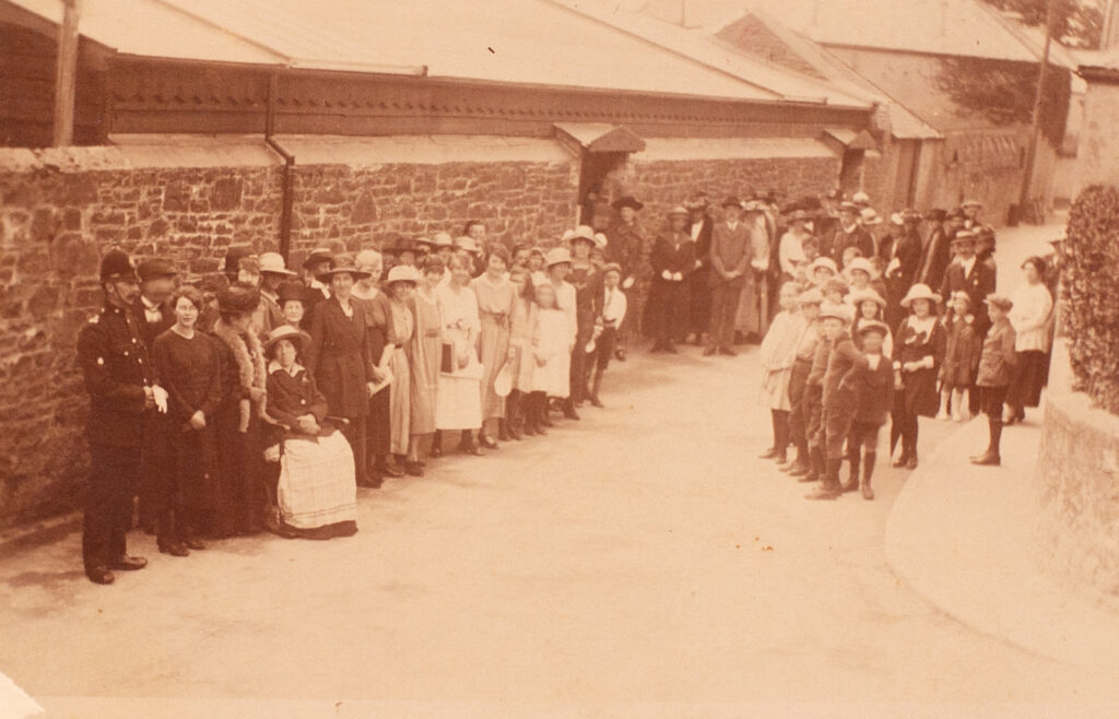 Photograph of the Village Hall, Bishopsteignton 1920