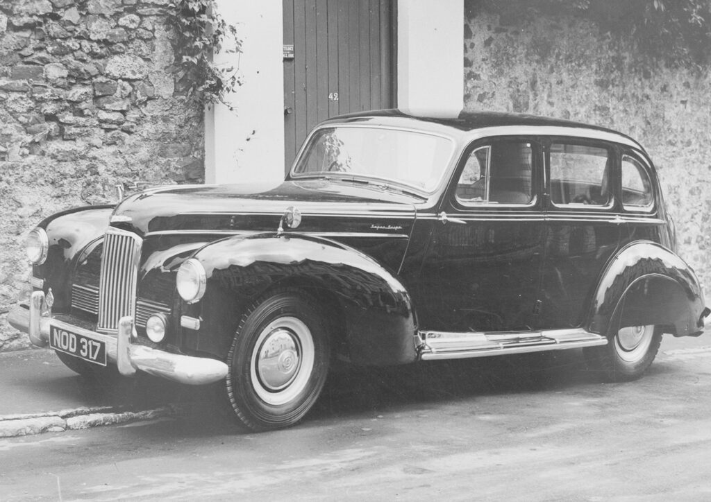 Photograph of William Lavender's Car on Forder Lane