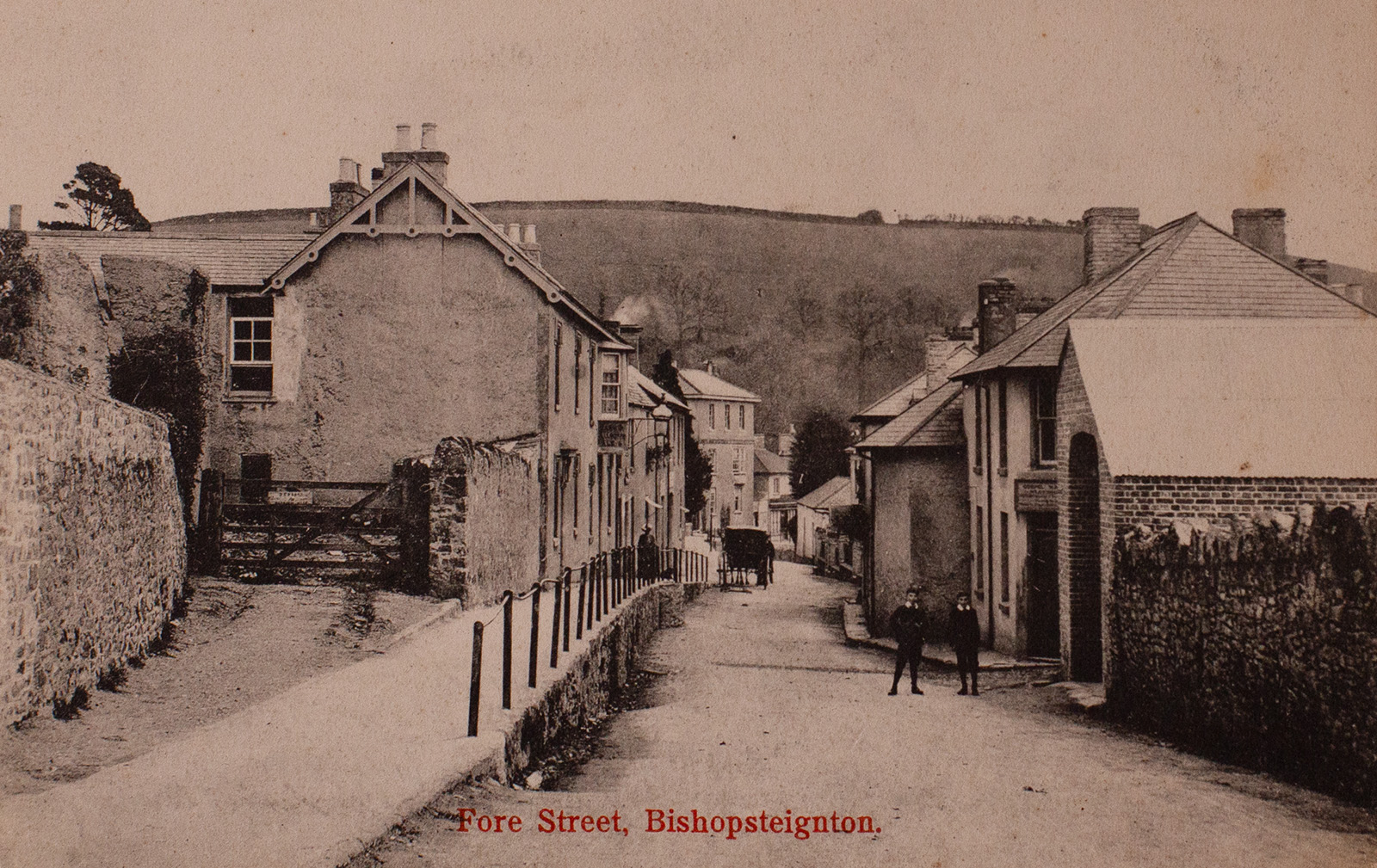 Postcard of Fore Street, Bishopsteignton